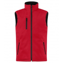 Clique Softshellweste Padded Vest (clean geschnittene, gepolsterte Softshell-Weste) rot Herren